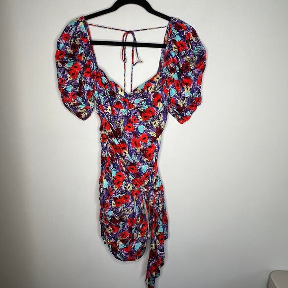 For Love And Lemons Floral Mini Dress - Multicolor - Picture 2 of 7